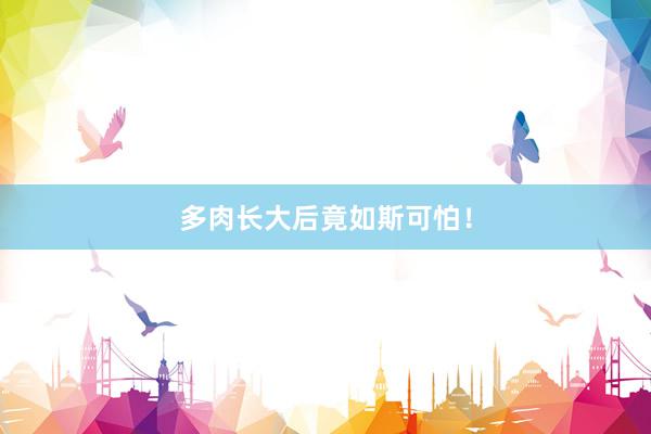 多肉长大后竟如斯可怕！